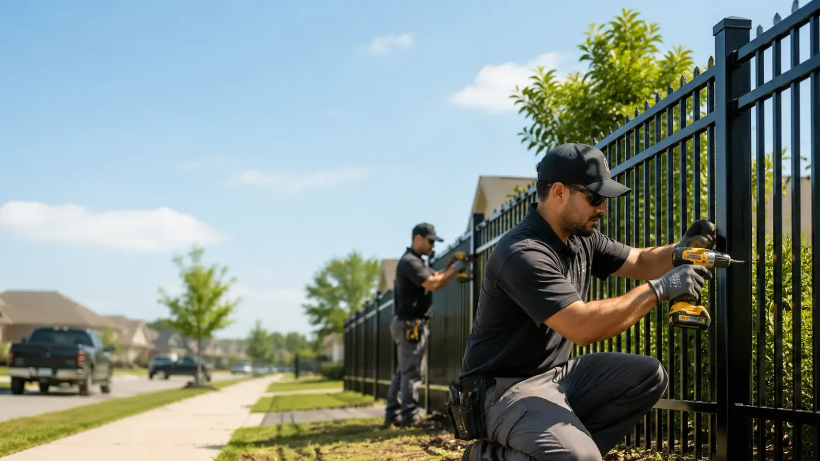 Metal Fence Installation in Cactus, TX